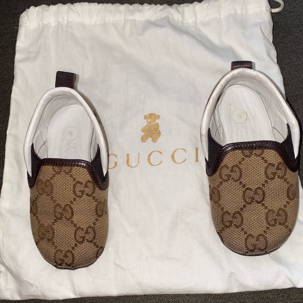 Gucci Infant Baby shoes boy Monogram GG Print